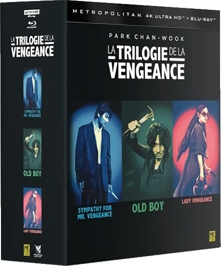 Coffret La Trilogie Park Chan-Wook Édition HK Limitée (Blu-ray UHD 4K   Blu-ray) Disques Blu-ray films