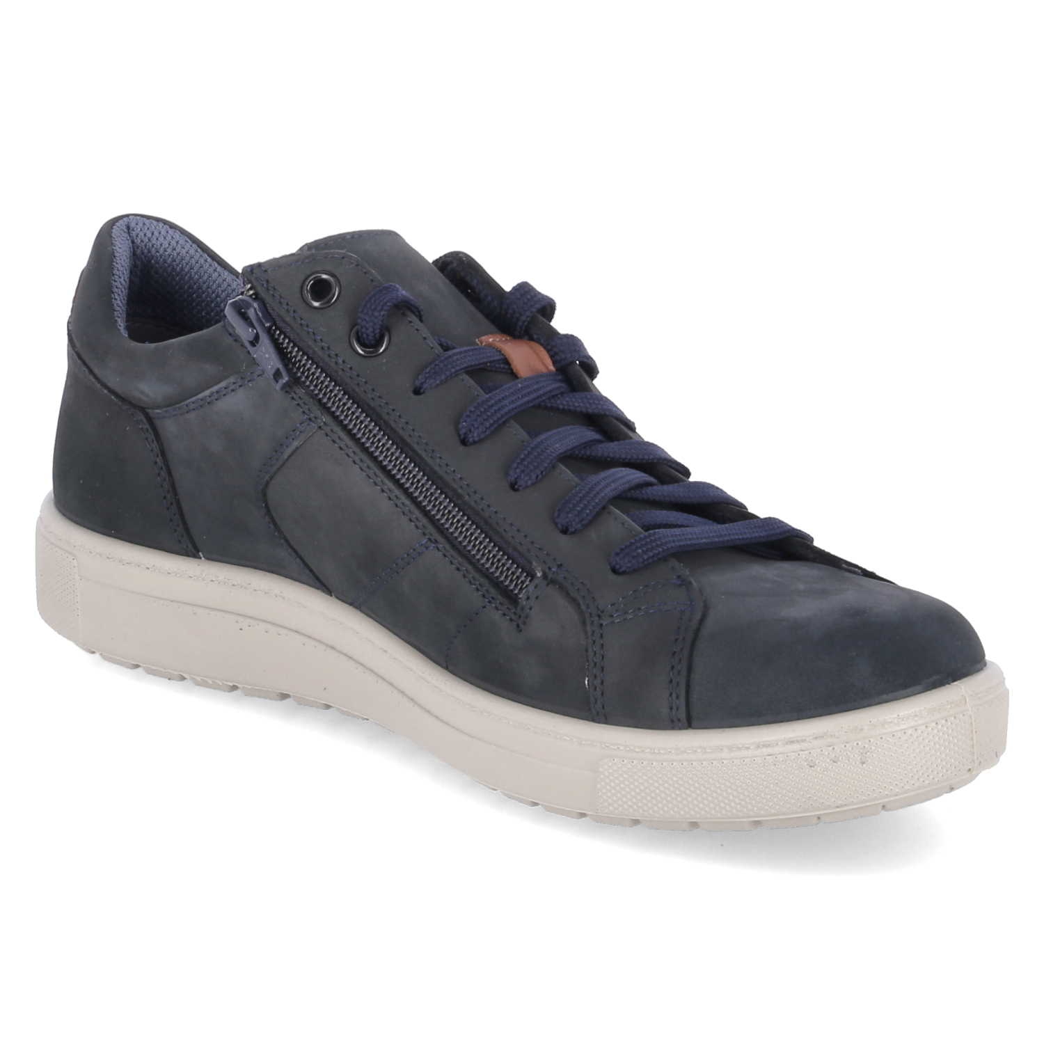 Jomos Halbschuhe - nachtblau/cognac