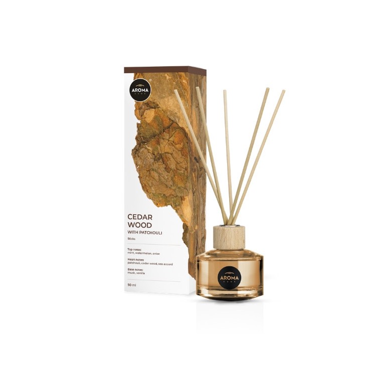 Aroma Home Geurstokjes Cederhout met Patchouli 50 ml