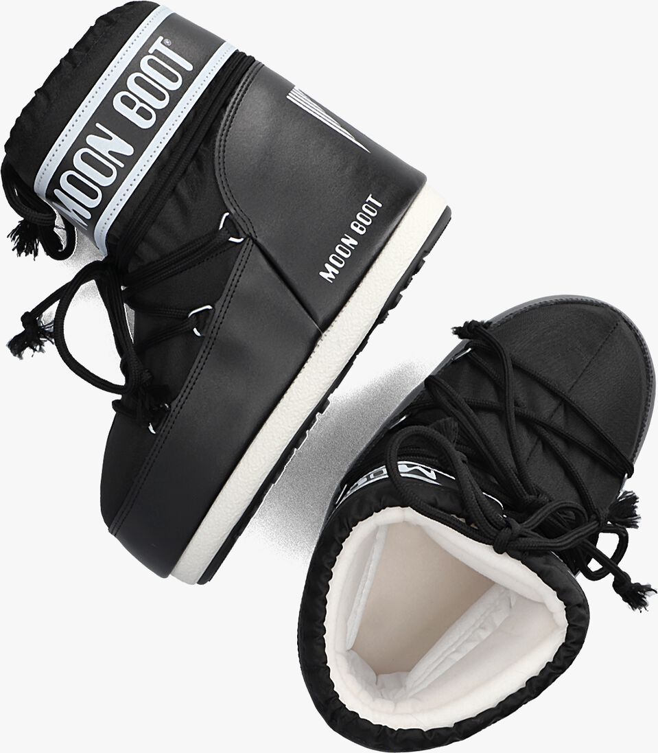 MOON BOOT zwarte moon boot  icon low nylon