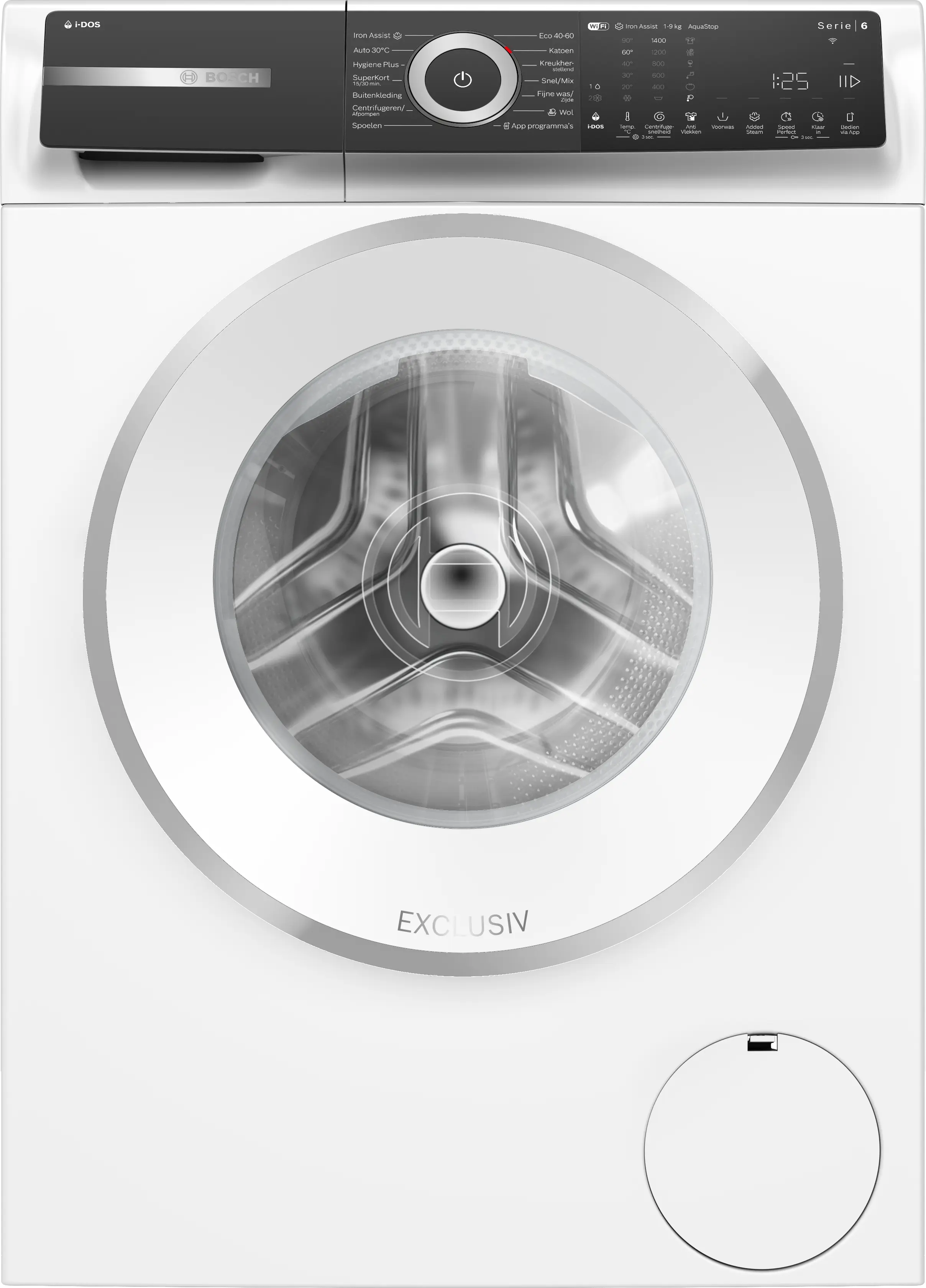 Serie 6 Wasmachine, voorlader 9 kg max. 1400 rpm
