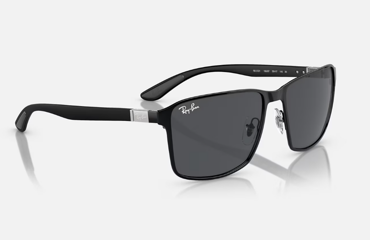 Ray-Ban<br>RB3721 Matte Black On Black