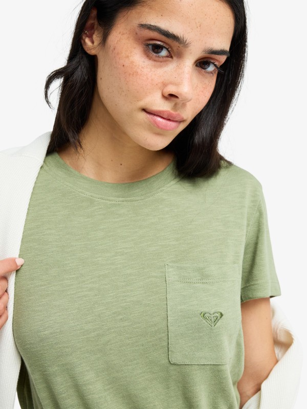 Sunny Expedition Solid Robe T-shirt nouée Vert Femme