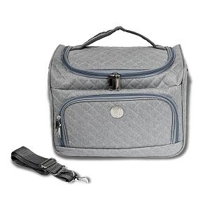 VANITYS TEXTILE ZIPPEES GRIS CHINE MM 21X31X25 CM
