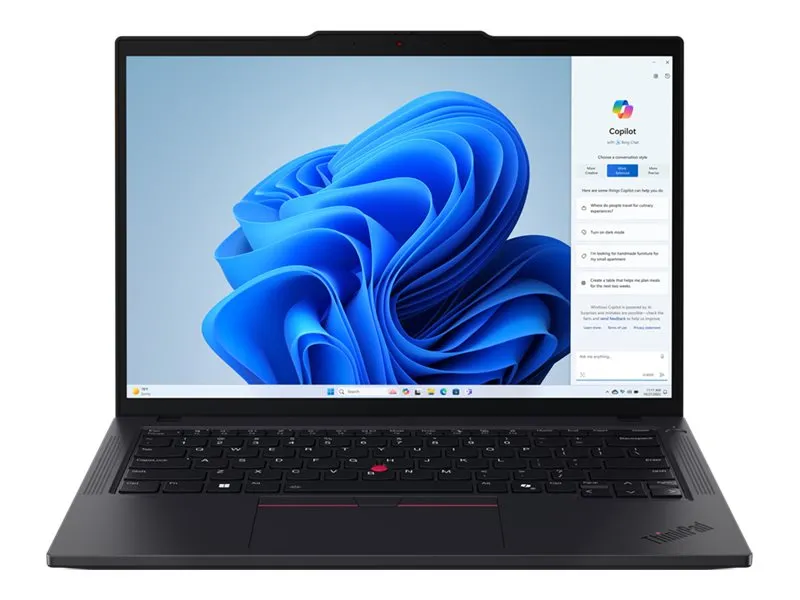 Lenovo ThinkPad T14 Gen 5 21ML - 180° hængselsdesign - Intel Core Ultra 5 - 125U / op til 4.3 GHz - Win 11 Pro - Intel Graphics - 16 GB RAM - 512 GB SSD TCG Opal Encryption 2, NVMe - 14