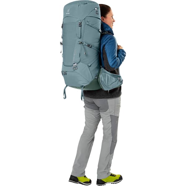 Sac à dos randonnée DEUTER AIRCONTACT CORE 55+10 SL SHALE/IVY
