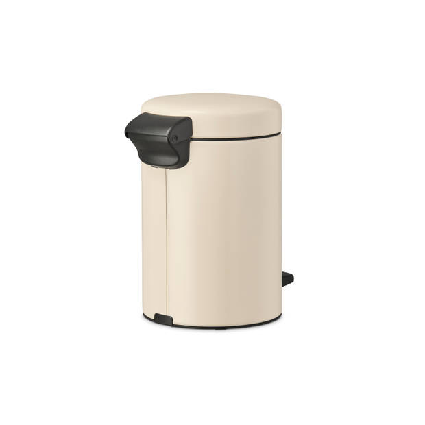 Brabantia NewIcon pedaalemmer 3 liter met kunststof binnenemmer - Soft Beige