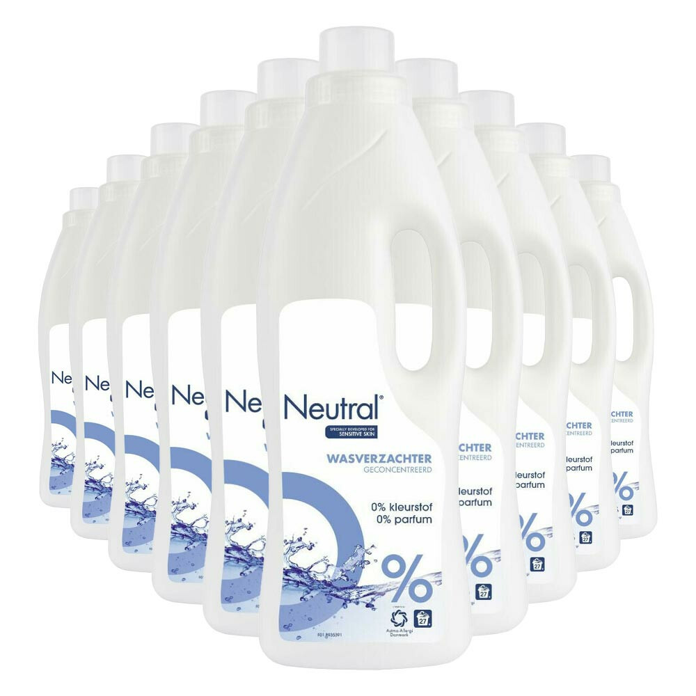 10x Neutral Wasverzachter 27 Wasbeurten750 ml