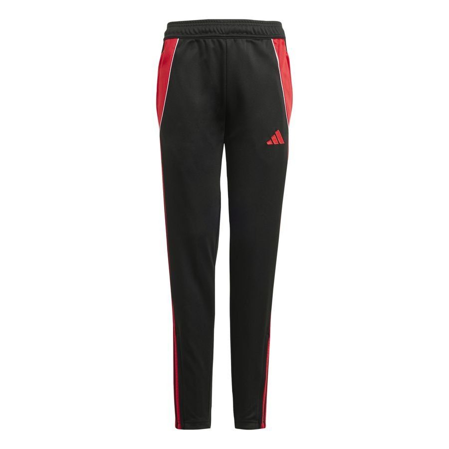 adidas Bas de Survêtement Tiro 24 Slim - Noir/Pure Ruby Enfant