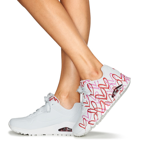 Skechers - UNO - Blanc / Rouge