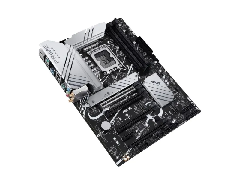 ASUS Prime Z790-P WIFI - Bundkort - ATX - LGA1700 sokkel - Z790 Chipset - USB-C 3.2 Gen 2x2, USB 3.2 Gen 1, USB 3.2 Gen 2, USB-C Gen2 - 2.5 Gigabit LAN, Wi-Fi 6, Bluetooth - onboard grafik (CPU påkrævet) - HD Audio (8-kanaler)