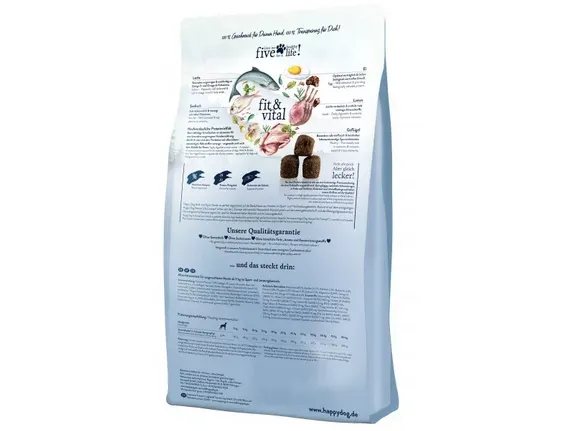 [OUTLET] - Happy Dog fit & vital - Sport Nordic, Voksen, Medium (11 - 25 kg), Egg, Fisk, Lam, Fjerkræ, Laks