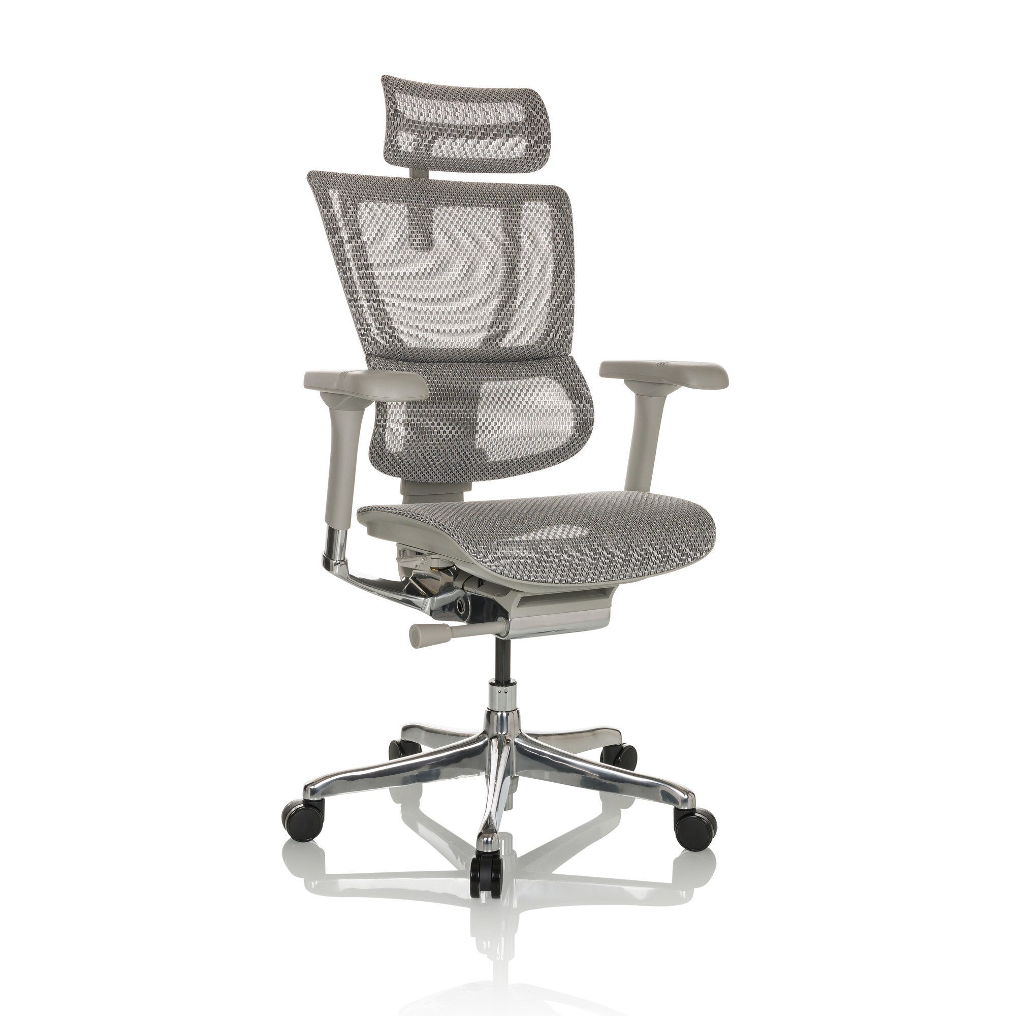Luxus Chefsessel ERGOHUMAN SLIM G GEN2 Netzstoff mit Armlehnen (höhenverstellbar) hjh OFFICE