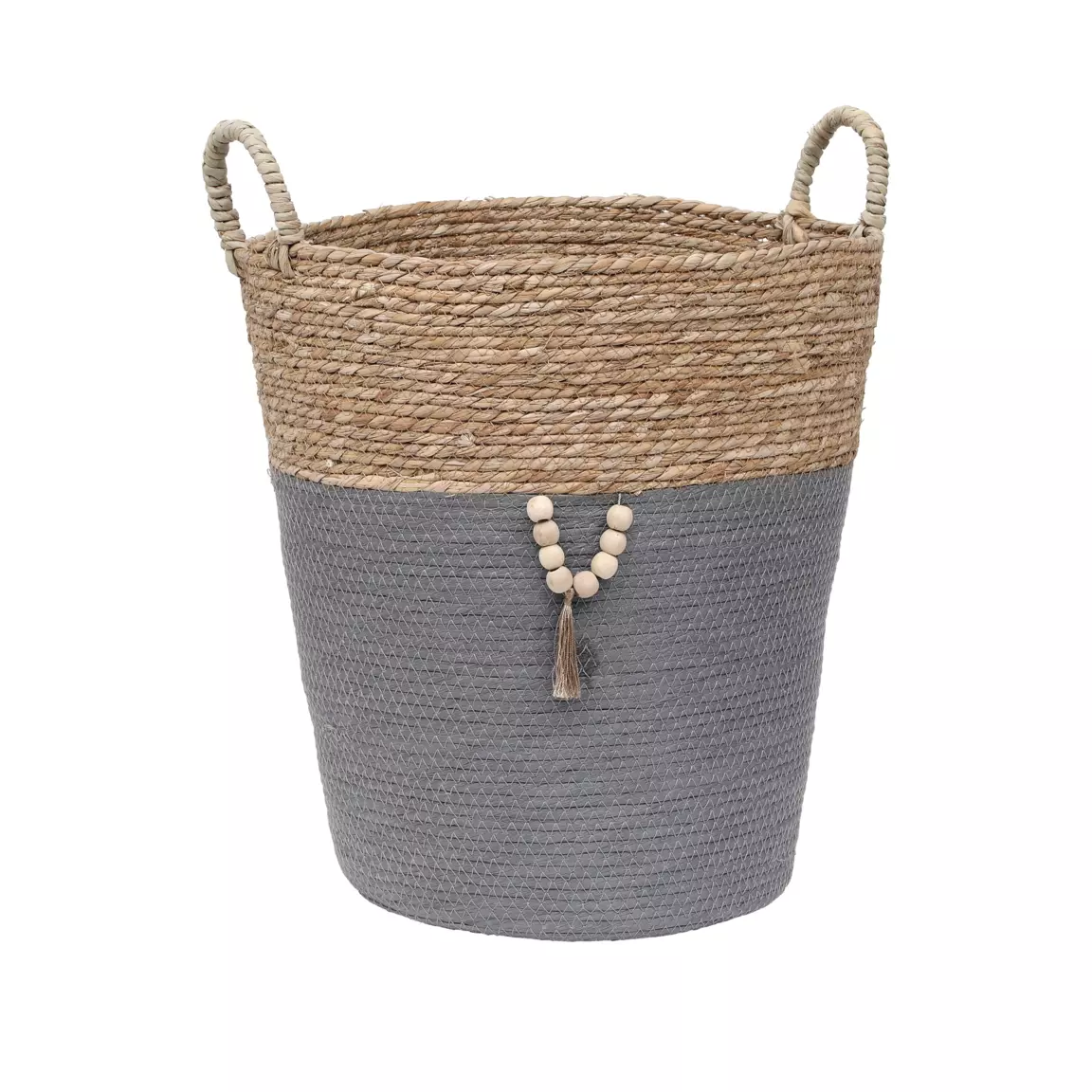 Lot de 3 paniers à linge (H45 cm) Jya Gris