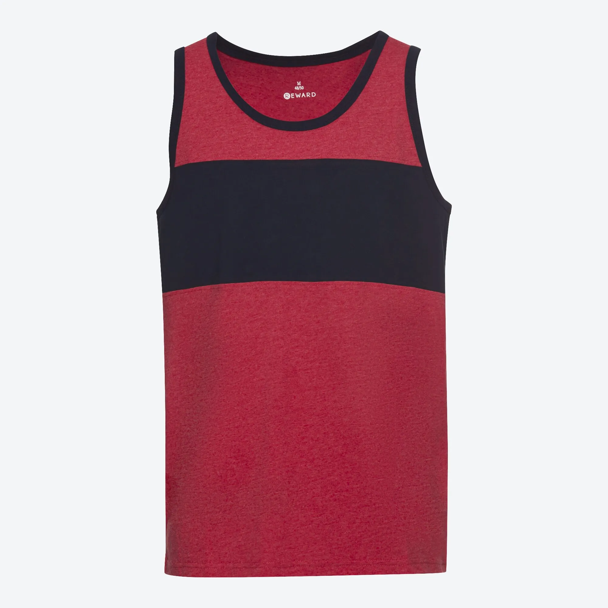 Herren-Muskelshirt mit Blockstreifen-Design