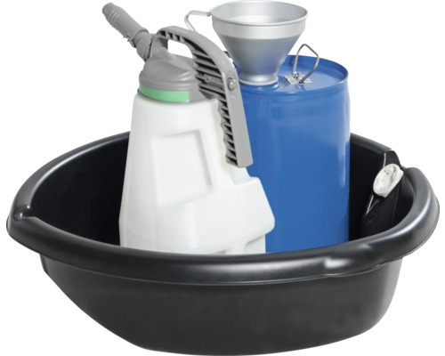 Lekbak met handgrepen en schenktuit, 45 L