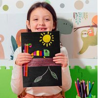 BIC KIDS Crayon de couleur Cosmo, étui en carton de 12