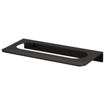 Haceka gastenhanddoekhouder Redefine aluminium mat zwart 25 cm