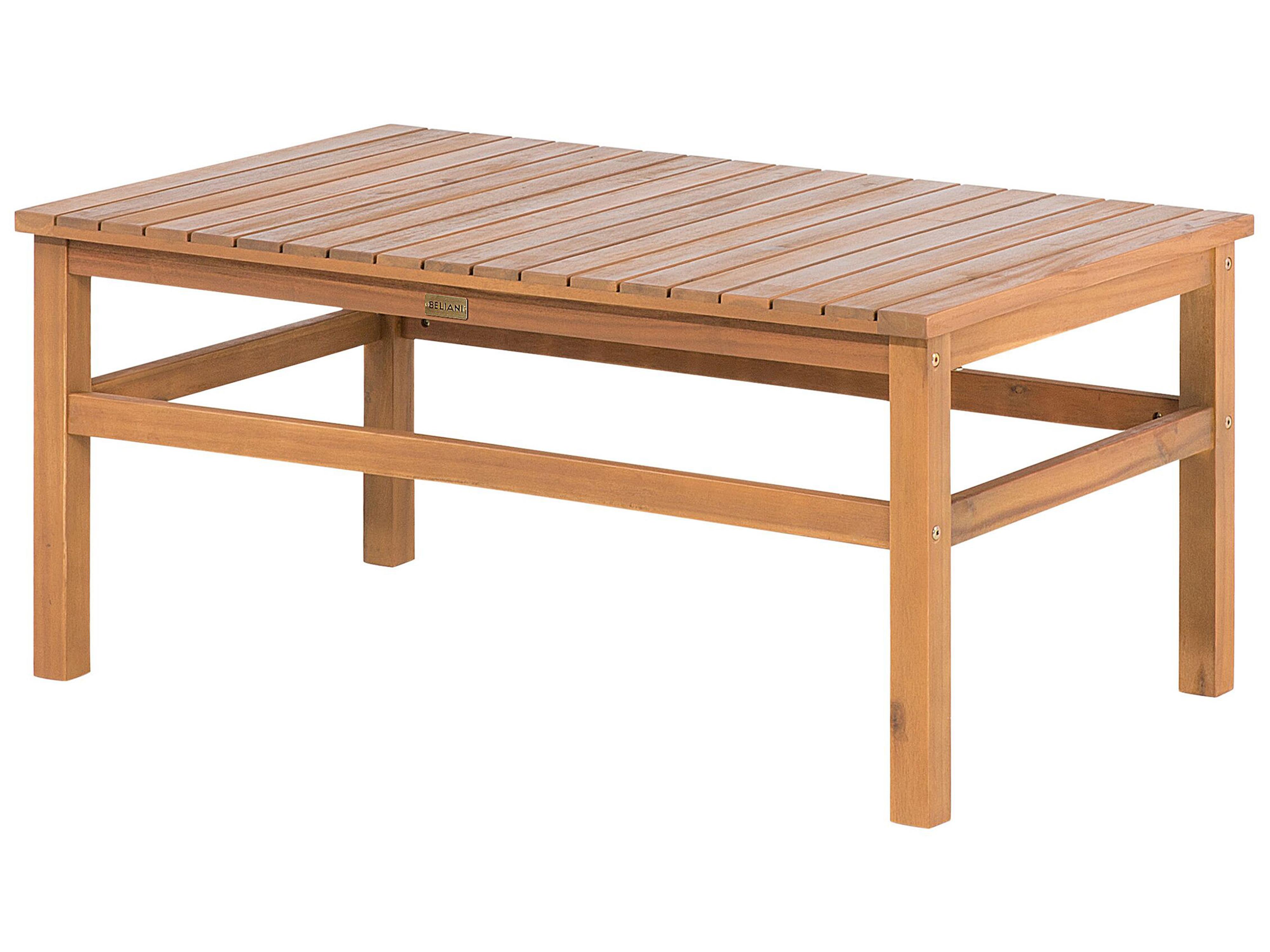 Loungeset met tafel 4-zits MANILA Gecertificeerd acaciahout Lichtbruin