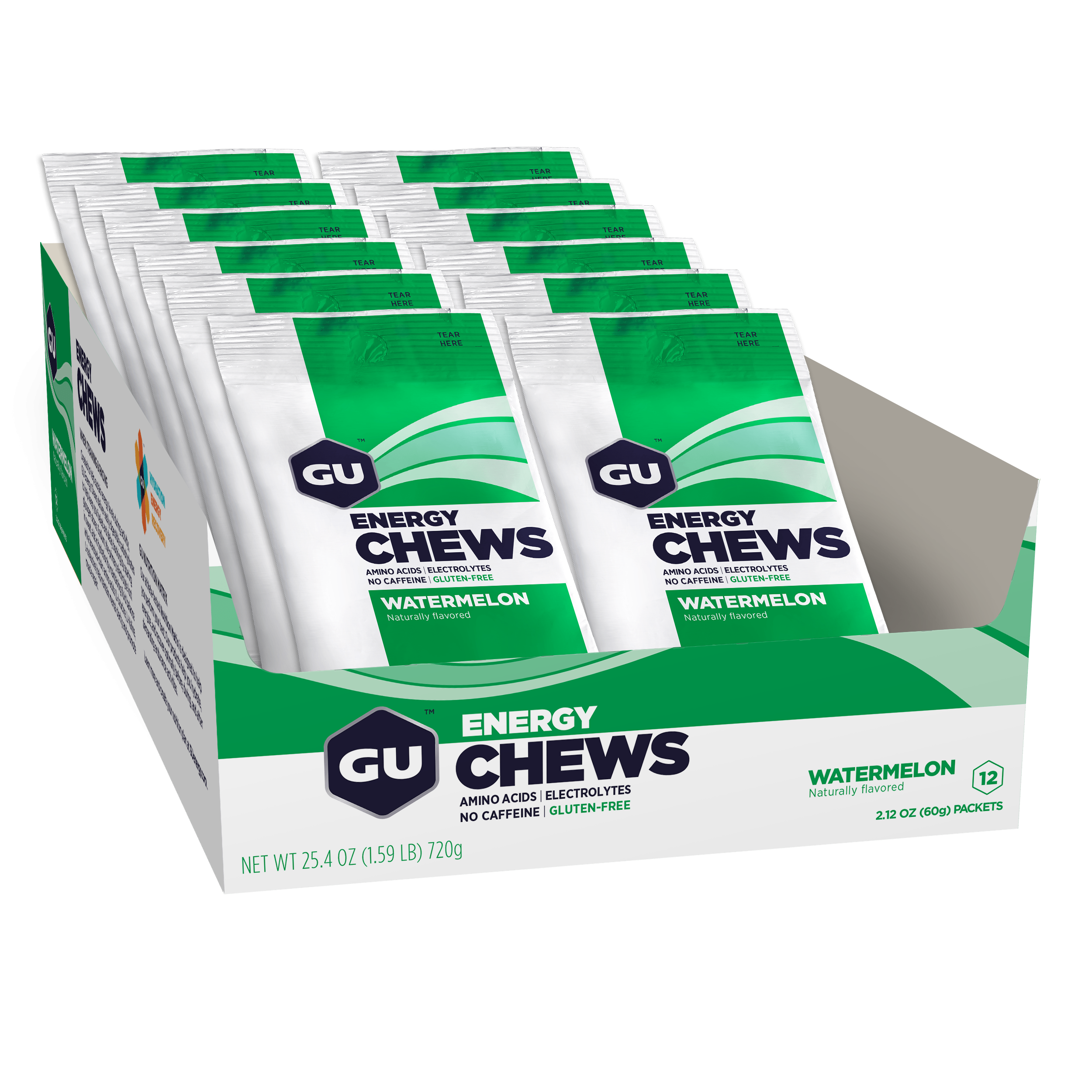 Energy Chews - 12x60g - Watermelon