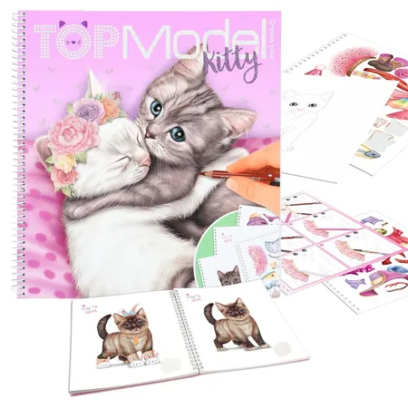 Depesche Create your TOPModel Kitty Malbuch