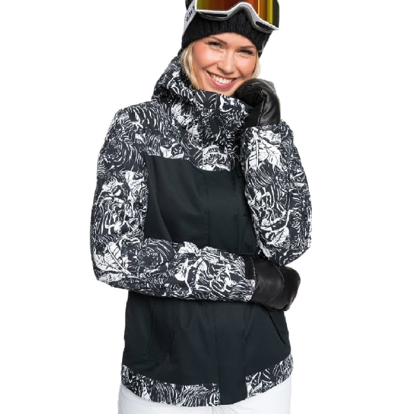 Veste de ski ROXY JETTY BLOCK JK TRUE BLACK TROPICAL DAY