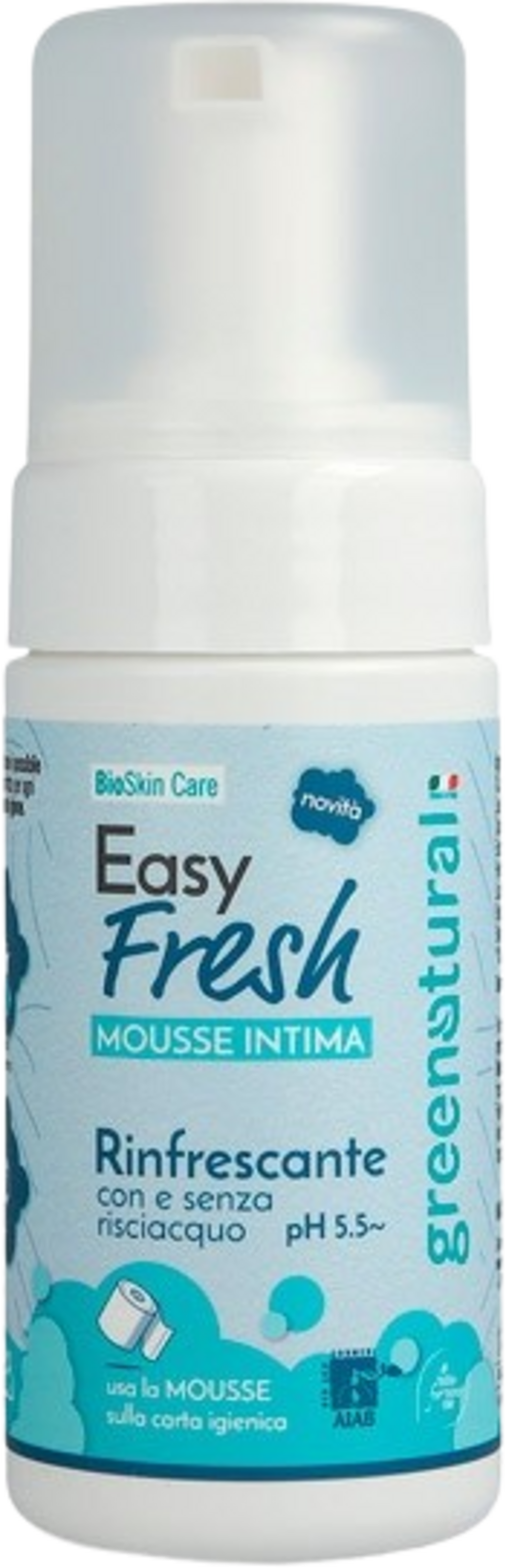 greenatural  Easy Fresh Erfrischendes Intim-Mousse, 100 ml
