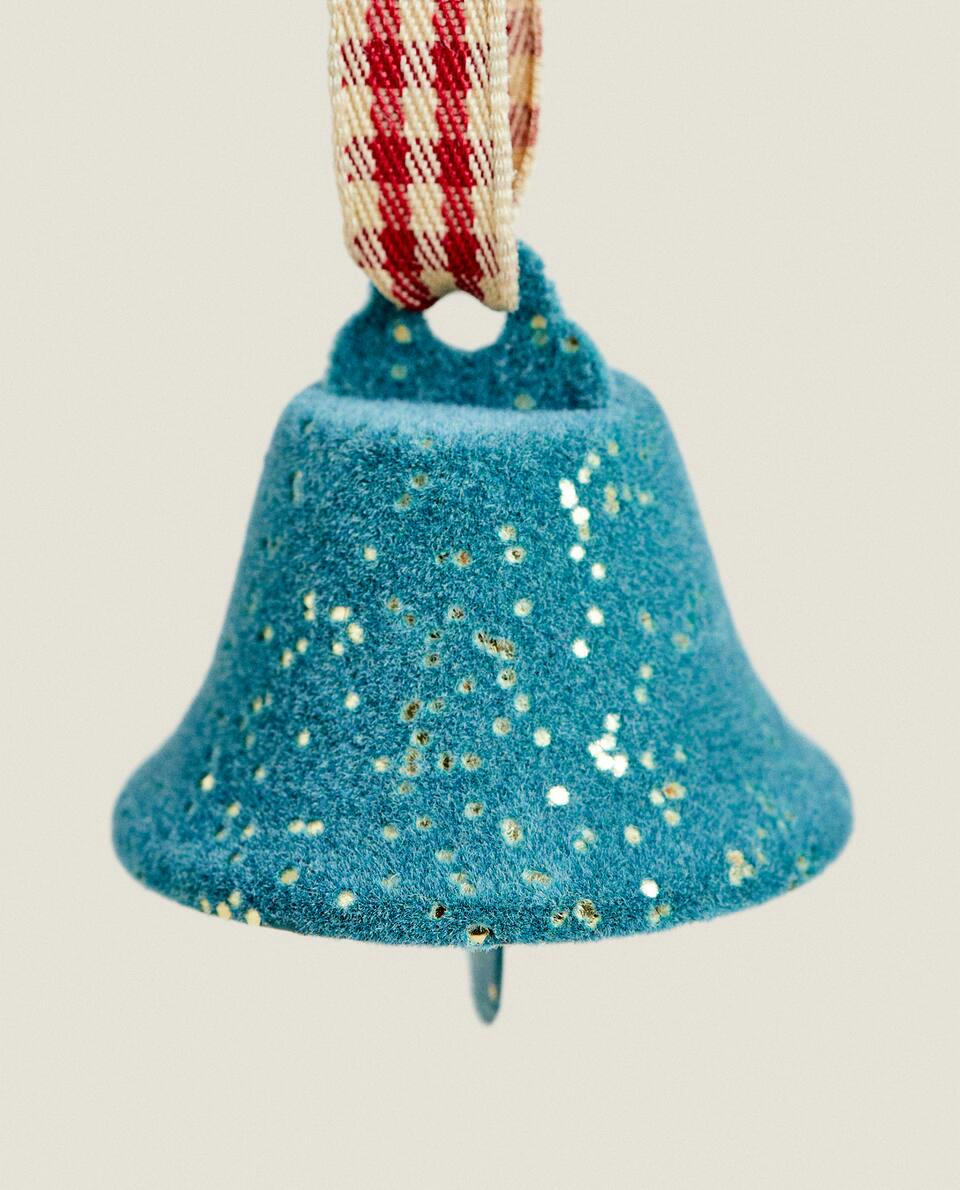 PACOTE DE DECORAÇÕES DE SINOS DE NATAL (PACOTE COM 6)
