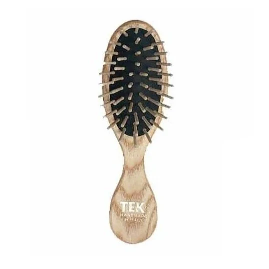 Tek Mini brosse ovale frêne naturel 132003