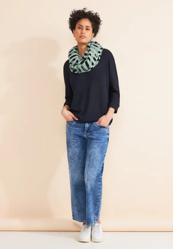 Loop mit Print - cloudy aqua
