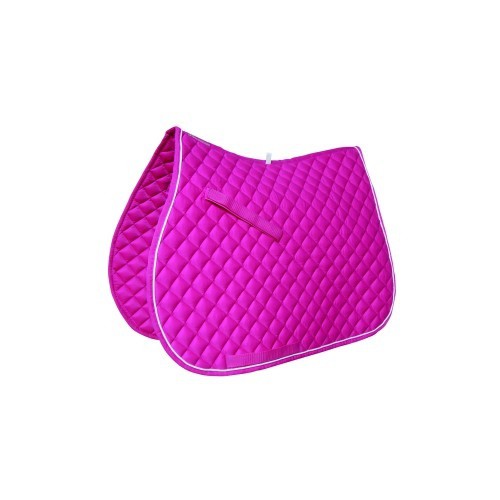 Protetor de sela Roma Grand Prix para cavalos, rosa/branco