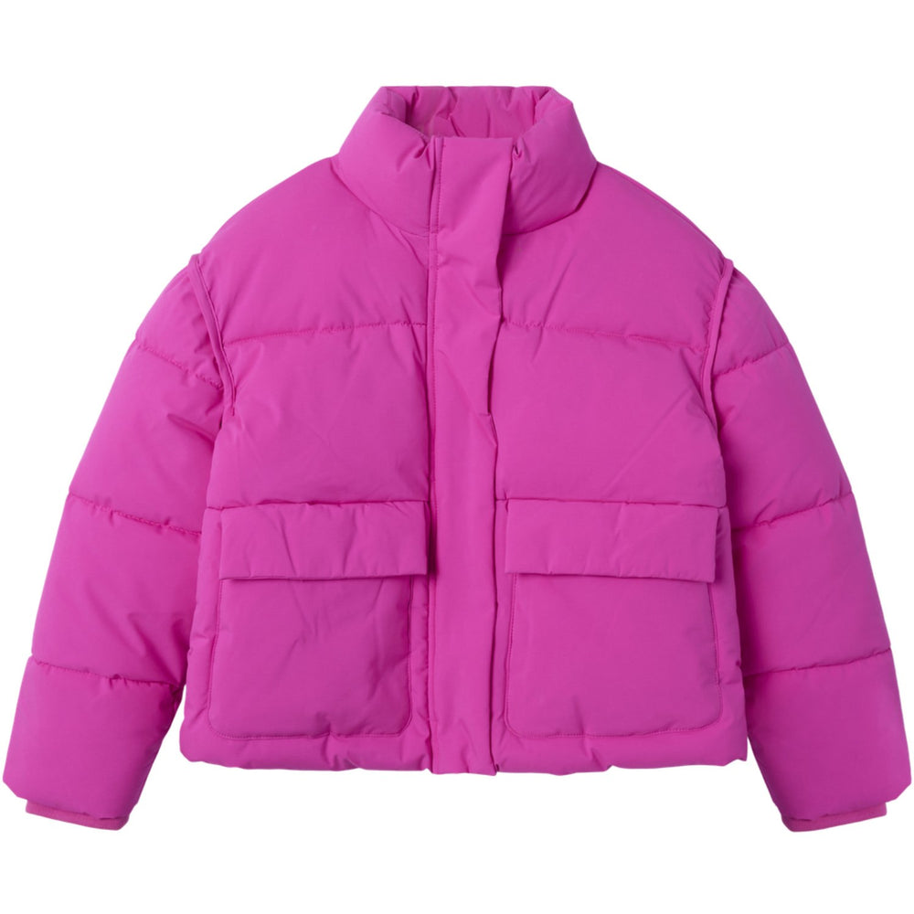 Køb Name It Pink Glo Nkfmagda Puffer Jakke