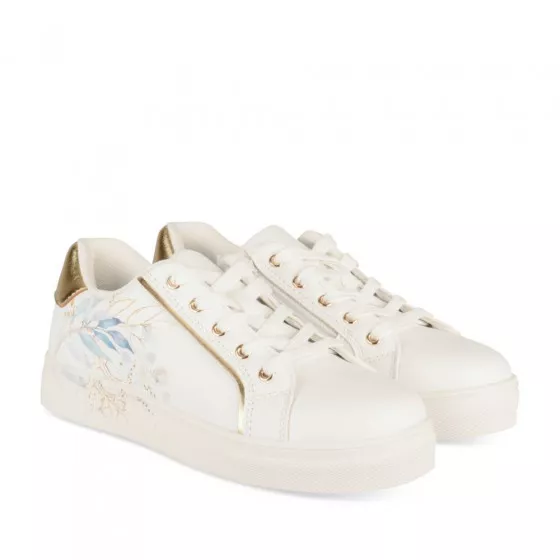 Baskets BLANC LOVELY SKULL