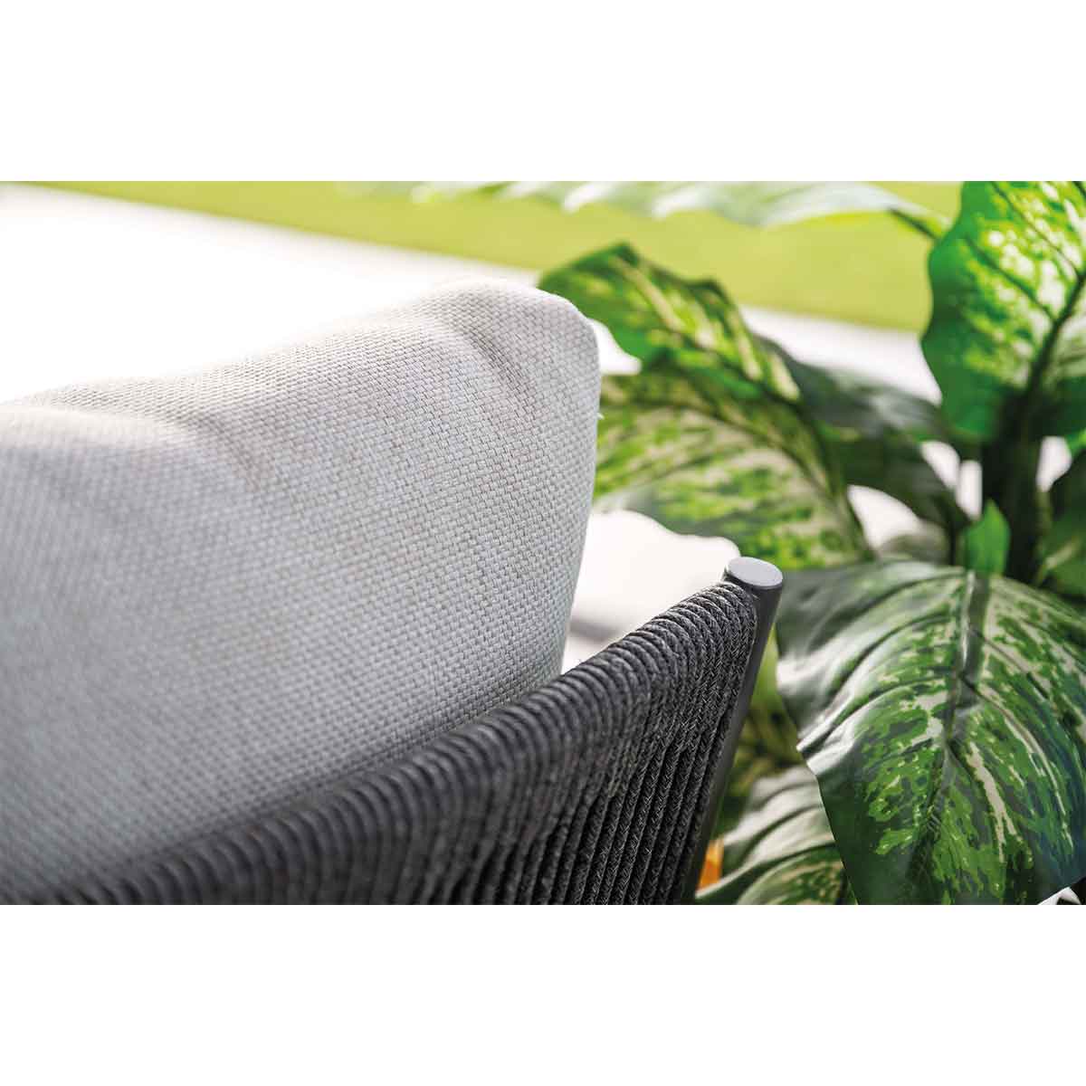Garden Impressions Tineo donker grijs - 6-delig - loungediningset