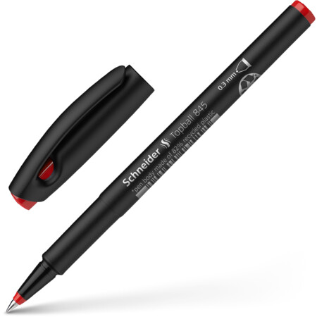 Schneider Topball 845 Tintenroller - rot - 0.3 mm