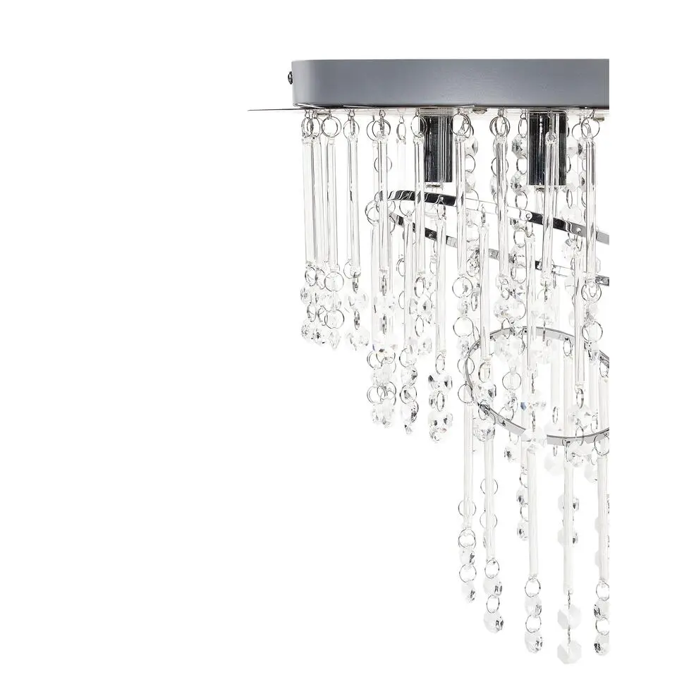 ESMELLE - Kroonluchter - Zilver - ⌀ 45 cm - Kristal