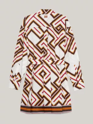 Vestido camisa Tommy x Pendleton Valley Stripe TH Monogram