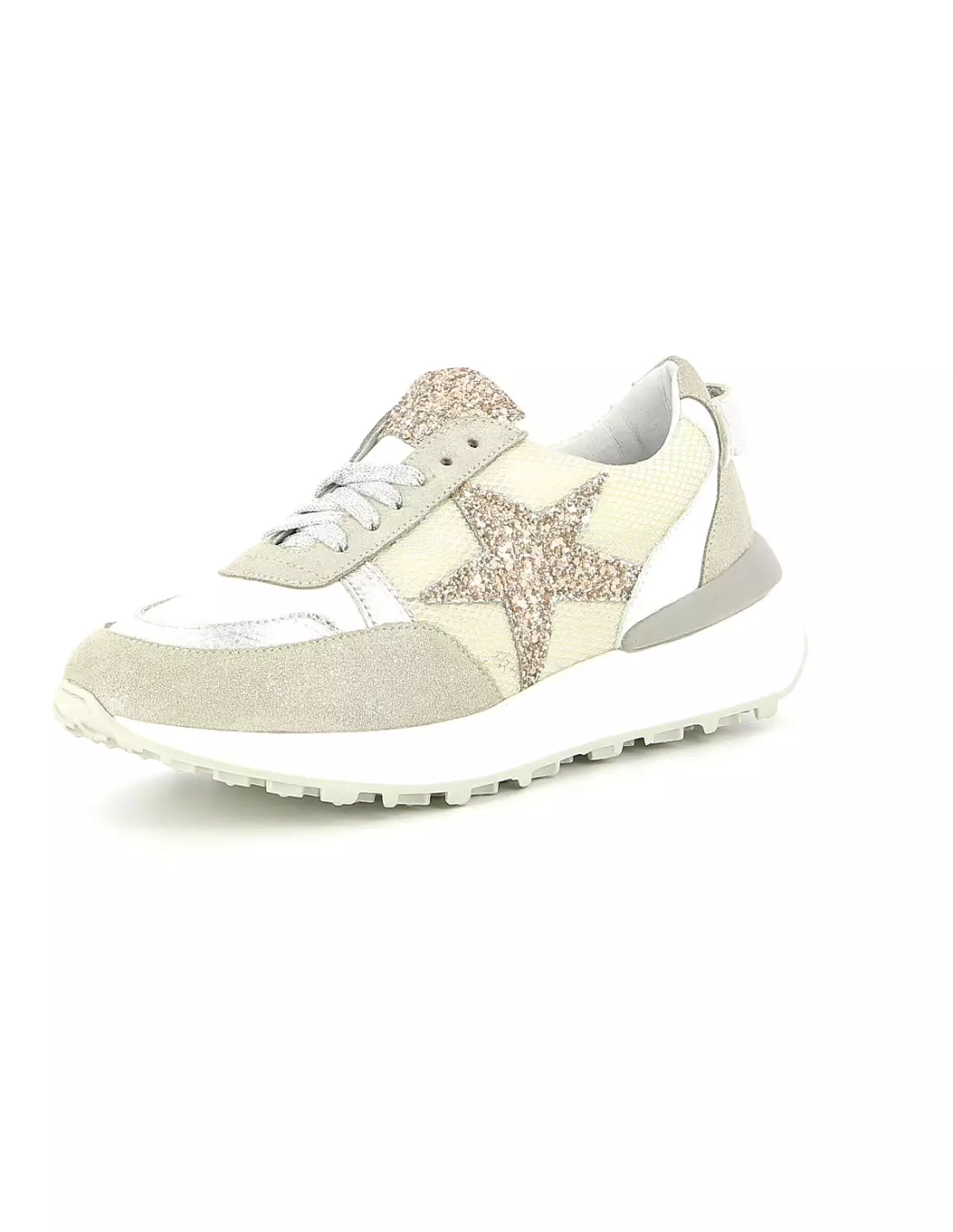 REQINS URANIA - Baskets Metalbeige