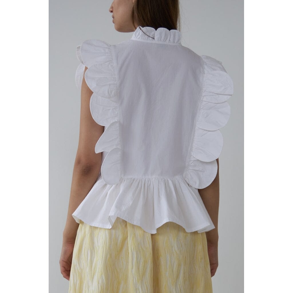 Stella Nova Embroidery Anglaise Top 001 white
