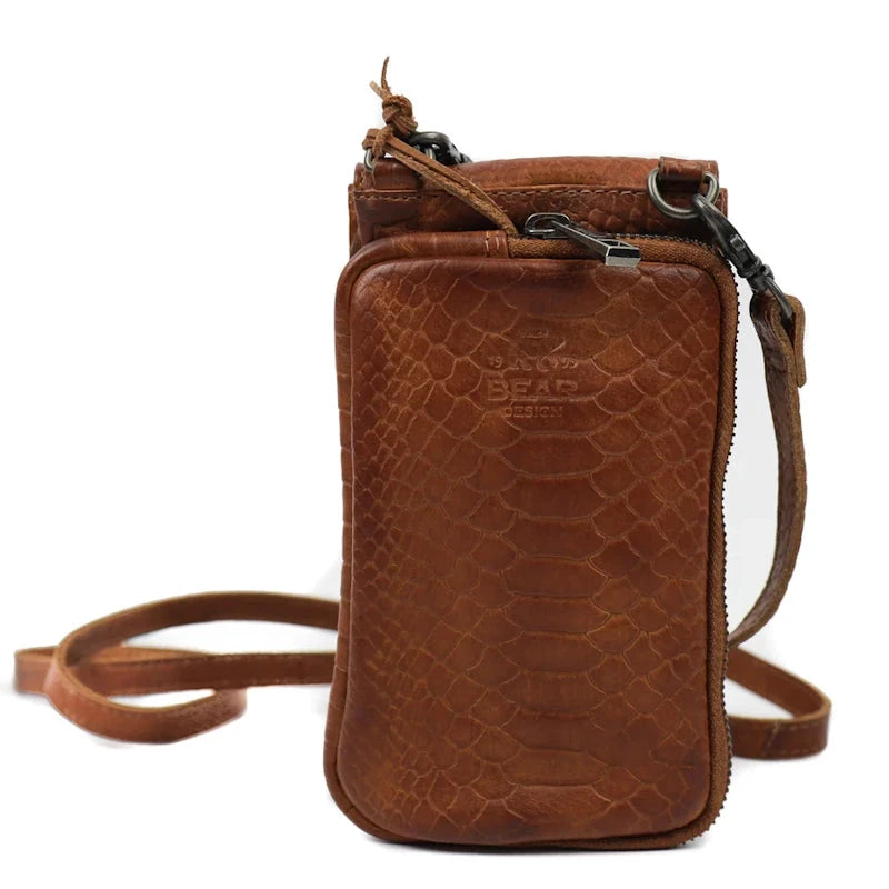 Bear Design Telefoontasje Elske Cognac Phyton