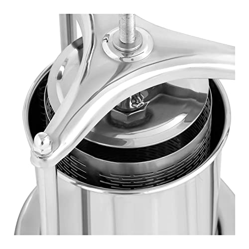 Wiesenfield Pressoir à Fruit Pressoir INOX Petit pressoir Pressoir à jus Pressoir à Fruit hydraulique : Cuisine et Maison