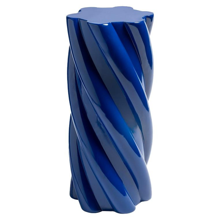 &klevering Marshmallow bijzettafel Ø25x55 blauw