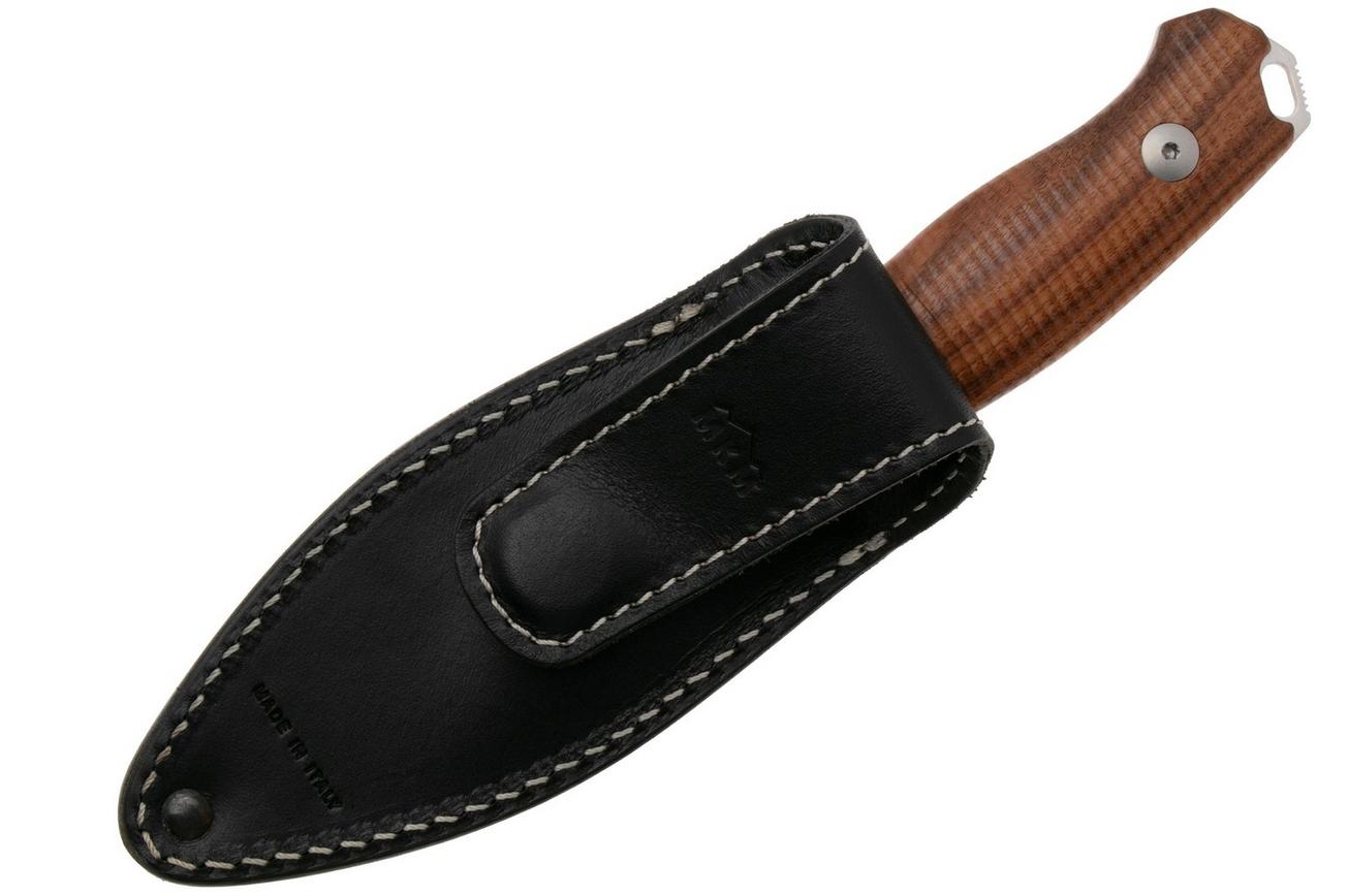 MKM Small Lov MK-SL-S, Satin M390, Santos Wood vaststaand mes, Jesper Voxnaes design