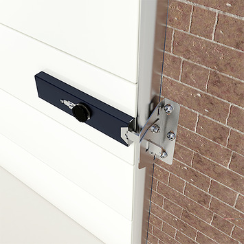 SecuMax Garagedeurbeveiliging Sectionaal Cilinder/Knop Zwart SKG 2-sterren
