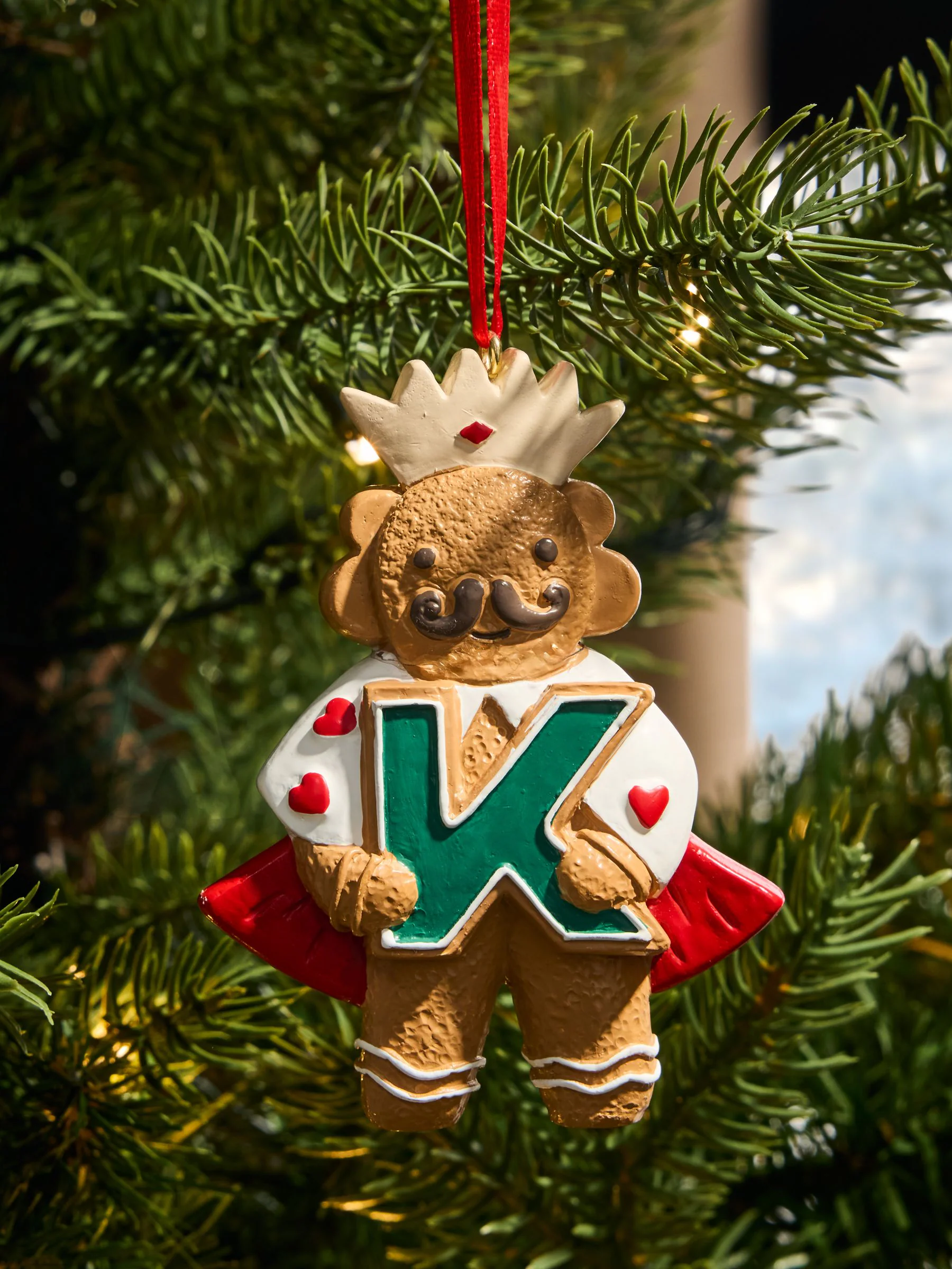 Kerstmis Peperkoek Alphabet Kerstbal