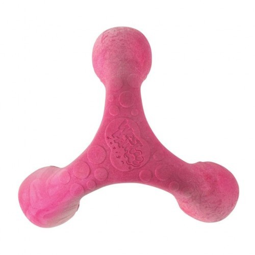 Brinquedo rosa para mastigar para cães
