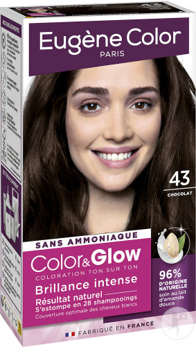 Eugène Color Color&Glow Coloration Ton Sur Ton N°43 Chocolat 1 Kit