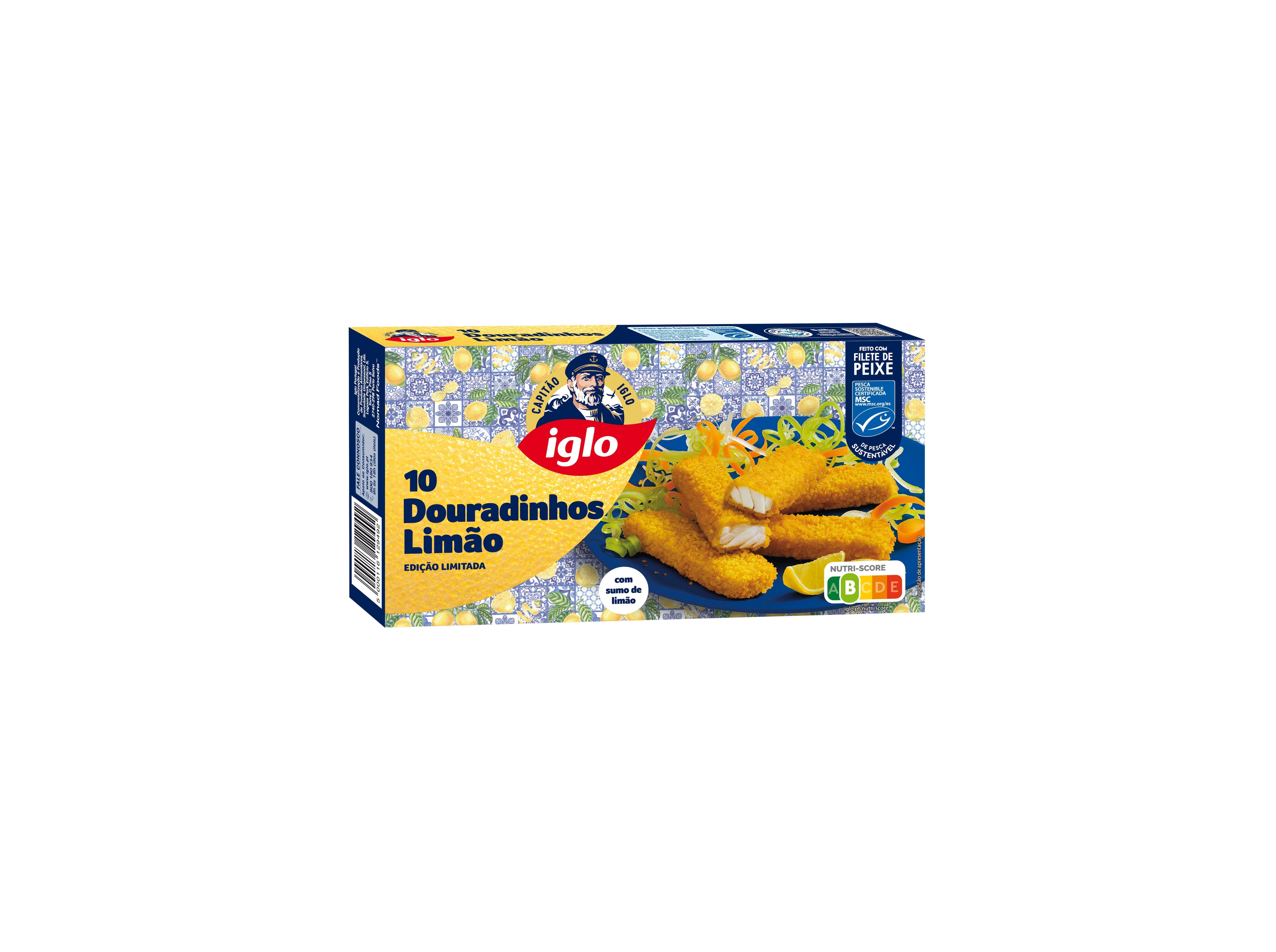DOURADINHOS IGLO DE LIMÃO 250G