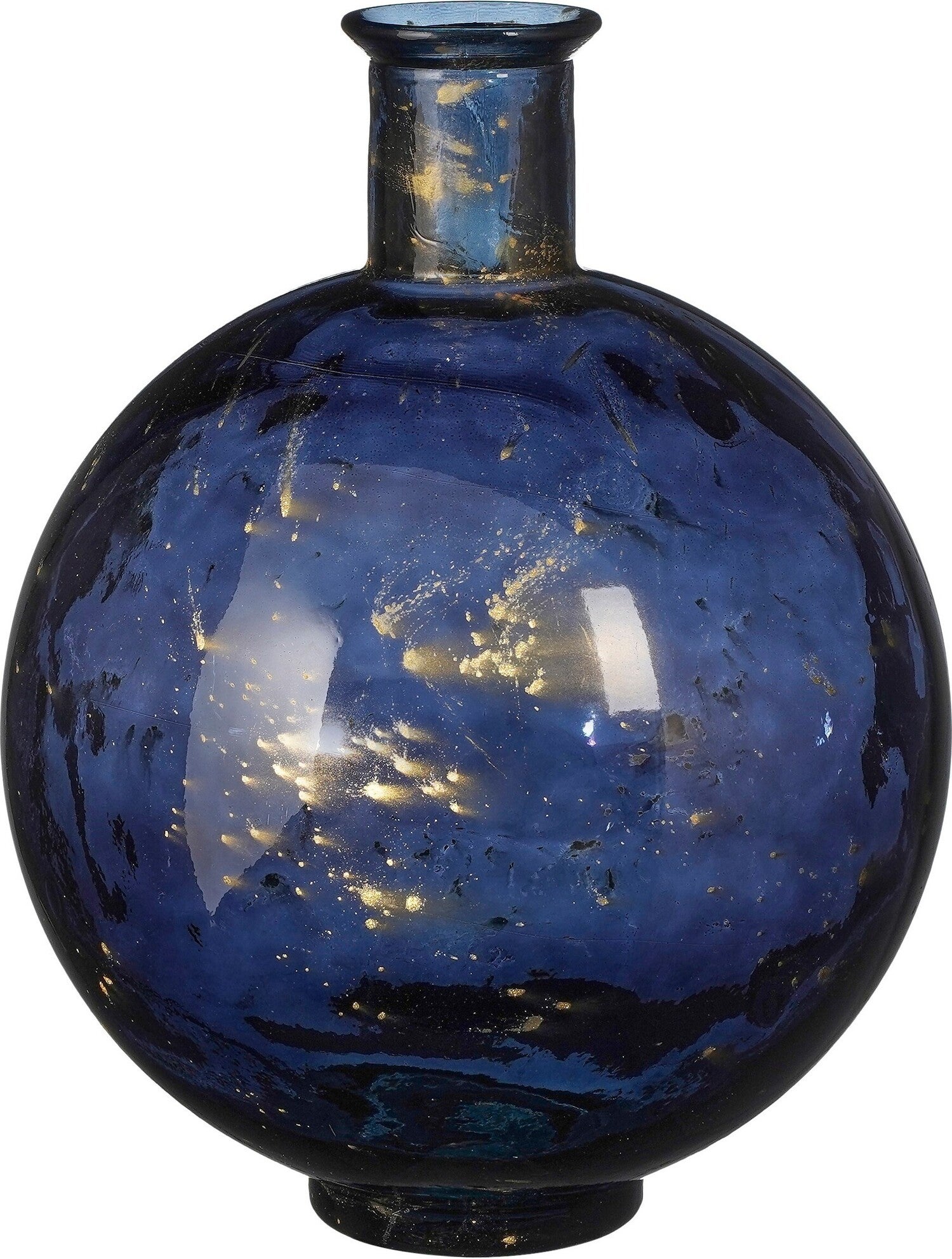 Mica Decorations vaas Ferro zwart D 34 H 44 cm