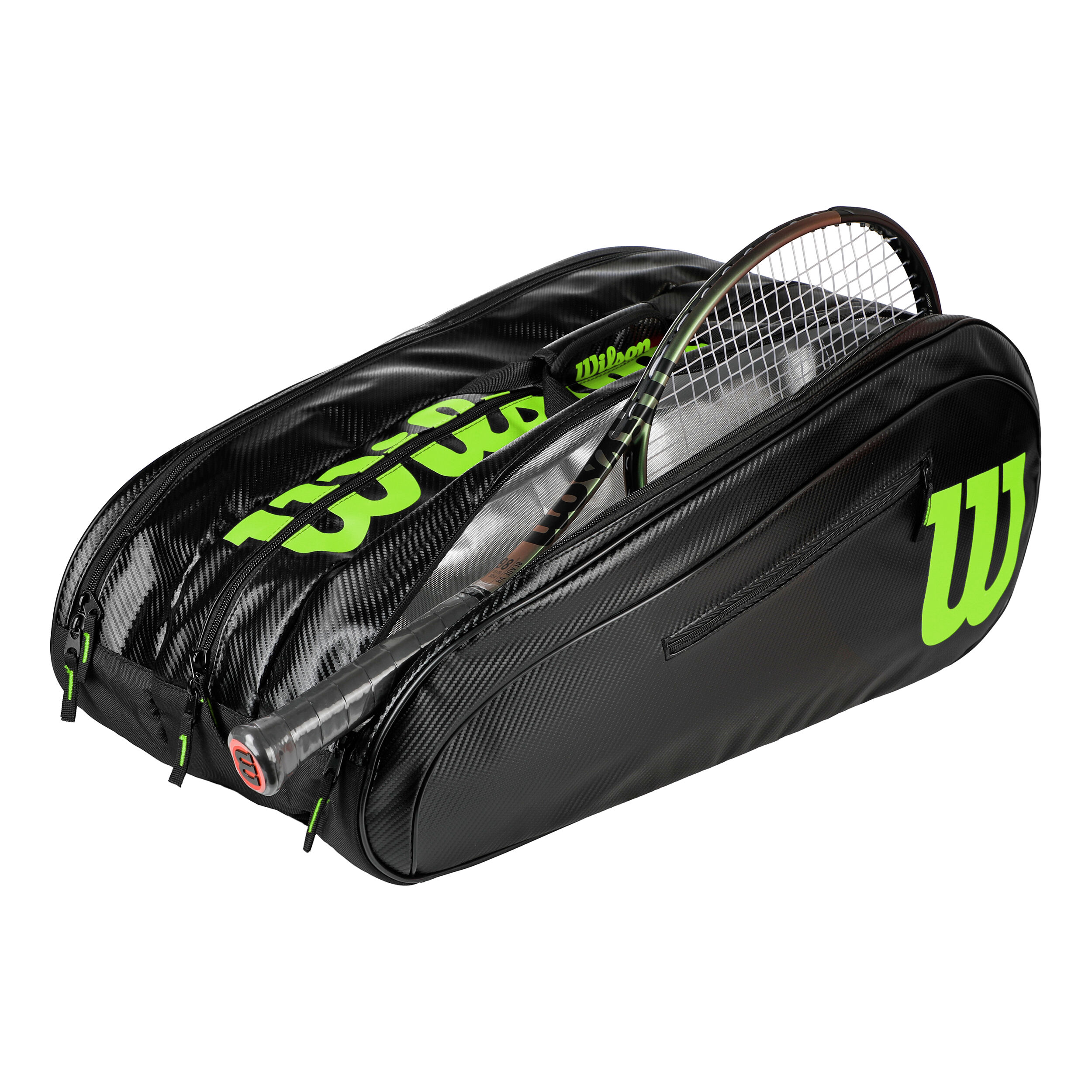 Wilson Elite Housse De Raquette Lot De 15 Edition Spéciale - Noir , Jaune Lemon